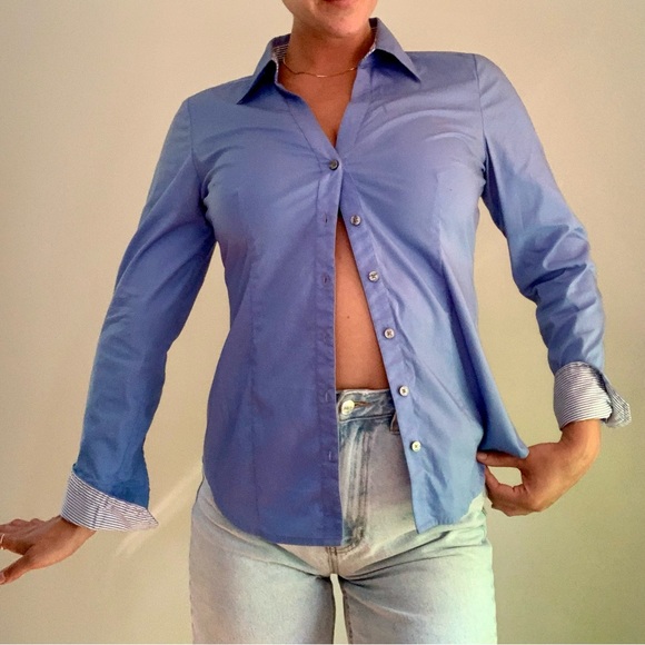 Y2k vintage Express stretch button down shirt - Picture 6 of 13